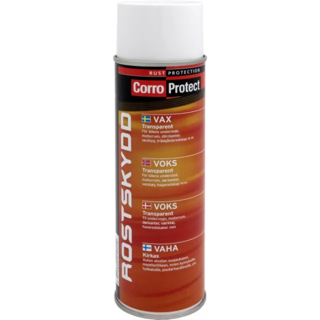Corroprotect Wax - Rustfri voks Gjennomsiktig 500 ml