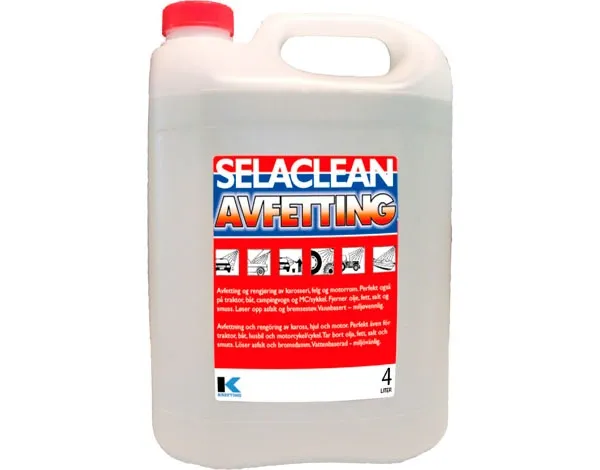Selaclean Avfetting, 4 ltr.